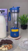 6-Blade USB Portable Juicer – Rechargeable Fresh Juice Blender for Home, Gym & Travel