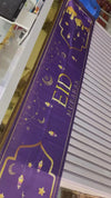 EID Mubarak Table Runner – Elegant Ramadan & Eid Festive Home Decoration