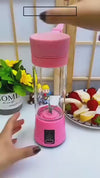 6-Blade USB Portable Juicer – Rechargeable Fresh Juice Blender for Home, Gym & Travel
