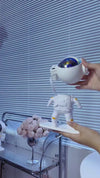 Rocket Astronaut Galaxy Starry Sky Projector Lamp – LED Night Light for Bedroom & Desk