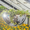 Disco Ball Flower Hanging Vase – Retro Sparkle Decor for Home, Bedroom & Events
