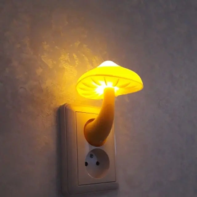 Mushroom Night Light with Auto Sensor – Cute USB LED Lamp for Kids Room & Nursery
