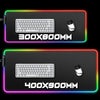Luminous RGB LED Mouse Pad – Large Gaming Desk Pad with Waterproof Surface