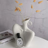 Home Decor Sculpture Ceramic Vase – Artistic Statement Piece for Living Room & Office