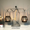 Nordic Metal Candlestick – Minimalist Scandinavian Home Decor for Dining & Shelf