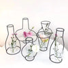 Nordic Style Iron Flower Vase – Minimalist Matte Geometric Vase for Home & Office Decor
