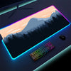 Luminous RGB LED Mouse Pad – Large Gaming Desk Pad with Waterproof Surface